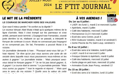 LE P’TIT JOURNAL DE JUILLET & AOUT 2024