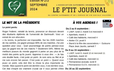 LE P’TIT JOURNAL DE SEPTEMBRE 2024