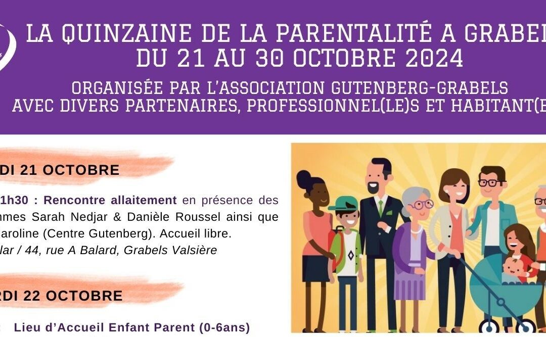 QUINZAINE DE LA PARENTALITÉ