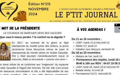 LE P’TIT JOURNAL DE NOVEMBRE 2024